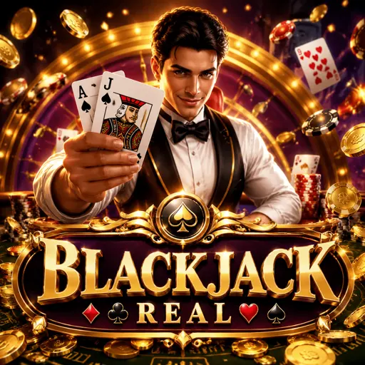 Mão de blackjack com cartas abertas sobre a mesa de feltro